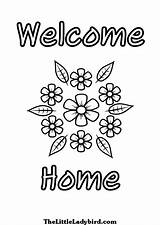 Welcome Coloring Pages Back Print Kids Adults Printable Color Pdf Library Getcolorings Popular Coloringhome sketch template
