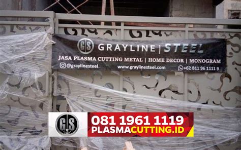 grayline steel    pagar besi cutting depok