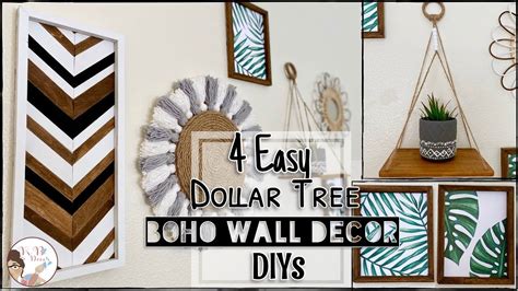 easy dollar tree boho wall decor diys kb decor crafts