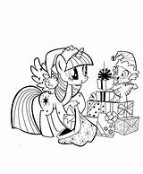 Coloring Pages Christmas Pony Little ポニー Horse 塗り絵 Cute Colouring クリスマス ぬり絵 Adult ぬりえ ページ Gamesmylittlepony sketch template