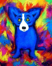 musings   artists wife blue dog  dark period   paintings  katrina