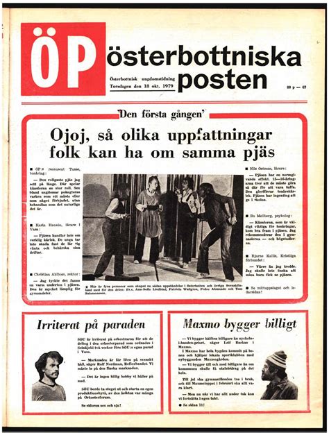 Österbottniska posten Öp nr 42 1979 by Österbottniska