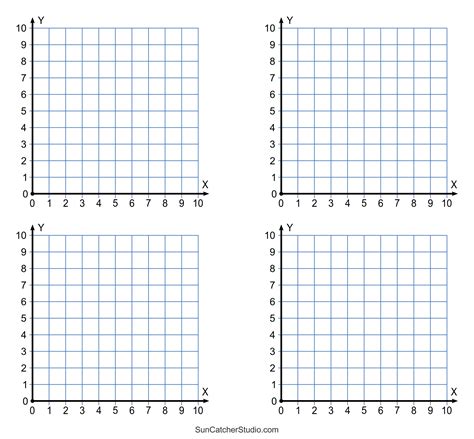 grid paper printable  quadrant coordinate graph paper templates