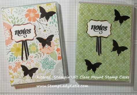 stampladykatiecom altered clear mount stamp case