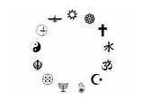 Religiones Malvorlage Colorear Weltreligionen Ethik Gottesdienst sketch template