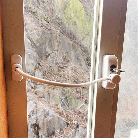 window security chain lock door restrictor kids anti falling lock children safety cabinet