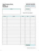 Blank Invoice Template Pdf Images