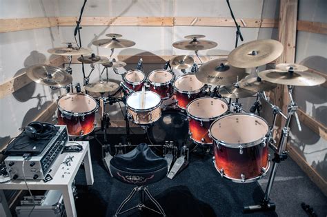 cymbal setup drum kits drums drum set