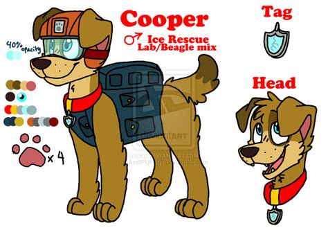 image cooper s ref sheet png paw patrol fanon wiki fandom powered by wikia