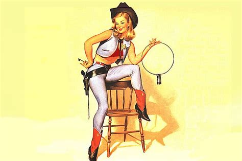 free download a gil elvgren cowgirl art westerns boots fun rope