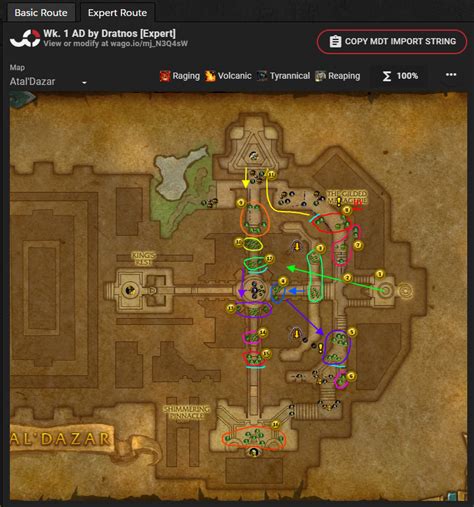mythic   raiderio weekly route mdi proving grounds edition rcompetitivewow