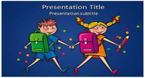 school student powerpoint template  themes
