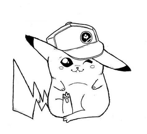 pikachu pokemon drawing  getdrawings