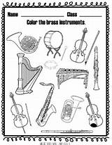 Families Instrument Coloring Grade Worksheets sketch template