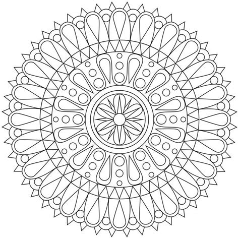 mandala art therapy coloring pages