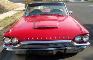 ford thunderbird convertible  red  sale
