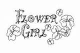Flower Girl Coloring Wedding Parenting Leehansen Sign Link Printable Print Size Click sketch template