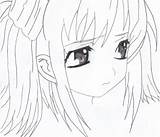 Anime Girl Drawing Crying Sad Face Drawings Sketch Little Draw Animation Depressed Getdrawings sketch template