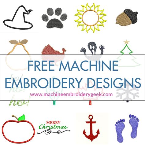 embroidery designs machine embroidery geek