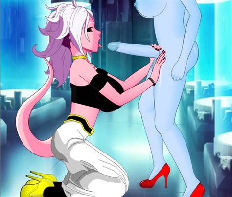 rule 34 1futa 1girls android 21 android 21 evil balls