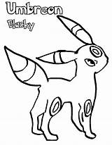 Umbreon Raskraska sketch template