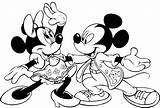Minnie Topolino Disney Coloring Pages Mouse Di Disegno Mickey Ballerini Choose Board sketch template