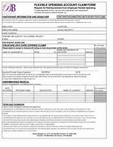 Photos of Your Spending Account Claim Form