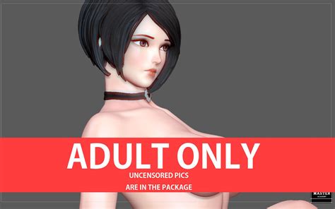 Ada Wong Resident Evil Sexy Naked Nude Girl Character Game Girl 3d