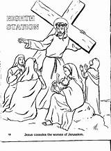 Cross Coloring Stations Pages Jesus Catholic Print Drawing Color Printable Died Carrying Preschoolers Crosses Kids Getdrawings Getcolorings Comments Religious Sheets sketch template