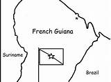 Learn Color Guiana French Geography Spanish sketch template
