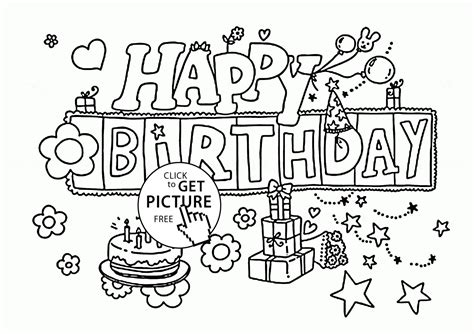 happy birthday coloring card fresh coloring ideas birthday card