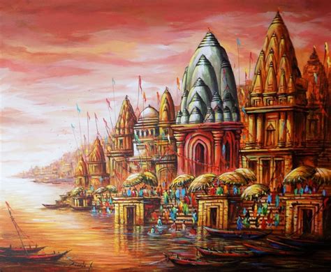 buy painting spiritual banaras iii artwork    indian artist