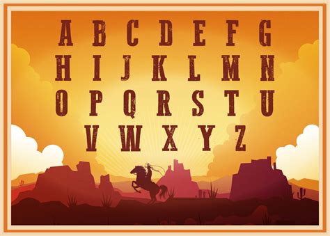 printable western alphabet letters     printablee