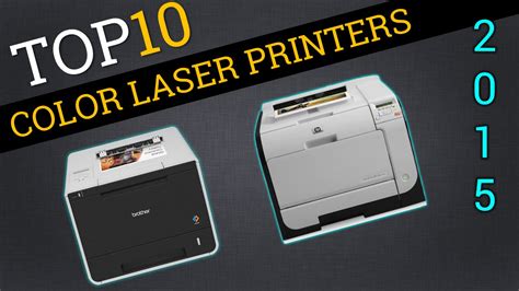 top ten color laser printers   color laser review youtube