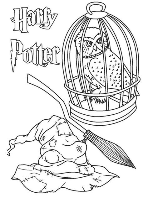 printable harry potter coloring page  print  color