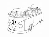 Vw Coloring Van Drawing Pages Bus Volkswagen Sketch Hippie Beetle Combi Paintingvalley Camper Sheets Kombi Desenho Vans Visitar Getcolorings Desenhos sketch template