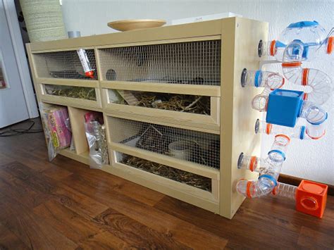 originelle tiergehege aus ikea expedit und