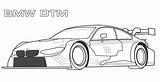 Coloring Bmw Car Dtm Pages Performance High sketch template
