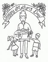 Coloring Pages Mother Lds Earth Fathers Happy Mothers Printable Kids Color Getcolorings Wuppsy Printables Her sketch template