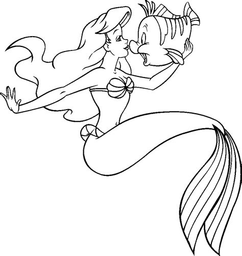 mermaid disney ariel   friend polochon