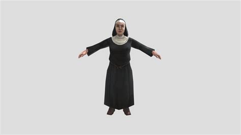 evil nun 2 sister enda download free 3d model by fan281023