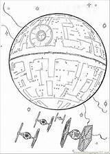 Spaceship Wars Star Coloring Pages Getcolorings sketch template