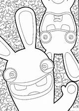 Rabbids Coloring Invasion Pages Raving Colouring Printable Activities Book Websincloud Coloriage Kids Worksheets sketch template