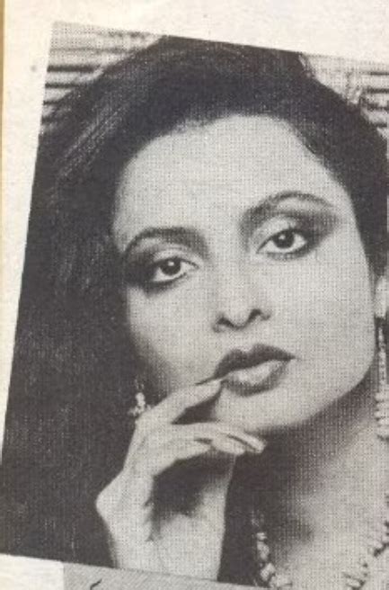 rekha vintage photos from magazine sheet