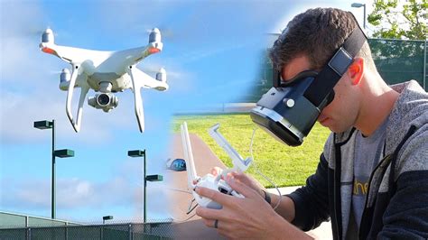 cheap easy fpv vr goggles  phantom  dji drones youtube