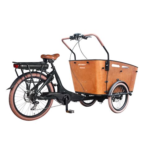 pedal assist electric cargo bike  wheel