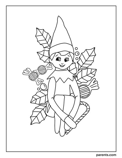 boy elf   shelf colouring pages warehouse  ideas