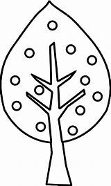 Coloring Apple Tree Wecoloringpage sketch template