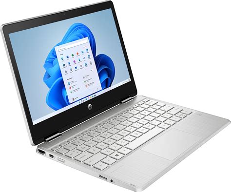 buy  hp pavilion     convertible laptop  hd ips touchscreen display intel