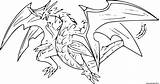 Bakugan Dragonoid Pyrus Helix sketch template